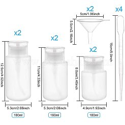 DIY Empty Plastic Press Pump Bottle Sets&nbsp;DIY-BC0010-86