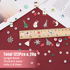 Christmas Themed DIY Jewelry Making Finding Kit&nbsp;DIY-FH0005-65