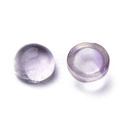 Natural Amethyst Cabochons&nbsp;G-P393-R56-4MM