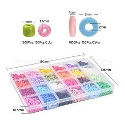 DIY Heishi & Seed Beads Making Finding Kit&nbsp;DIY-YW0005-40