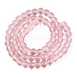 Transparent Glass Beads Strands&nbsp;GLAA-T032-T6mm-10