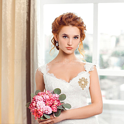 Teardrop Shape Alloy Rhinestone Appliques&nbsp;FIND-FG0002-19A