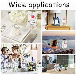 Iron Spiral Place Card Holders&nbsp;AJEW-WH0318-04G