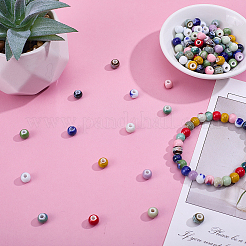 150Pcs 15 Colors Handmade Porcelain Beads&nbsp;PORC-ME0001-20