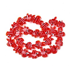 Handmade Lampwork Beads Strands&nbsp;LAMP-N024-35D