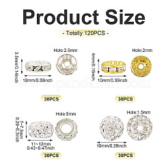 Pave Disco Ball Beads&nbsp;RB-TA0001-18B