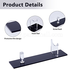 Acrylic Sword Katana Holder Stands&nbsp;ODIS-WH0038-261B