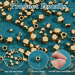140Pcs 4 Styles Brass Spacer Beads&nbsp;KK-HS0015-69
