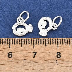 925 Sterling Silver Fish Charms&nbsp;STER-A049-01B-S