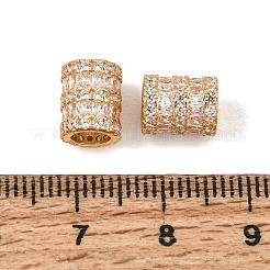 925 Sterling Silver Micro Pave Clear Cubic Zirconia Beads&nbsp;SE-CBAF1B2-16C-G