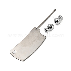 Non-Tarnish 201 Stainless Steel Cake Spatulas&nbsp;AJEW-P114-01H-P