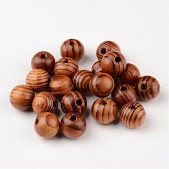 Round Natural Wood Beads&nbsp;X-WOOD-Q009-16mm-LF