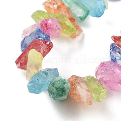 2 Strands Natural Dyed Quartz Pointed Stick Beads Strands&nbsp;G-PA0001-77