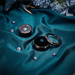 2Pcs 2 Style Alloy Loose Diamond Boxes&nbsp;CON-PH0002-90B