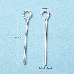 Silver Color Plated Iron Eye Pin&nbsp;X-EPS2.0cm