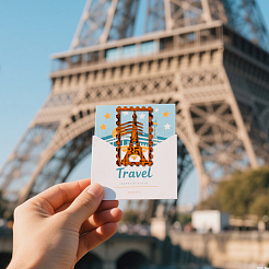 Travel Stamp Theme Carbon Steel Cutting Dies Stencils&nbsp;DIY-WH0309-4419