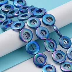 Natural Freshwater Shell Dyed Beads Strands&nbsp;BSHE-P033-01C