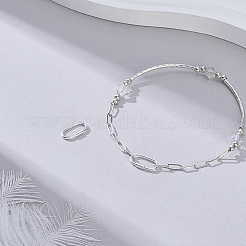 2Pcs 925 Sterling Silver Locking Carabiner&nbsp;STER-PH0004-52A