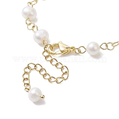 Natural Cultured Freshwater Pearl Beads Link Bracelets for Women&nbsp;BJEW-JB10190