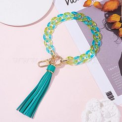 Chain Link Wristlet Keychain&nbsp;HJEW-SW00014-01