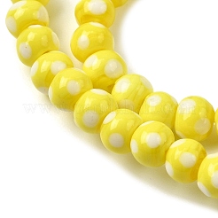 Handmade Lampwork Beads&nbsp;LAMP-D002-6mm-01D