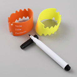 Silicone Nonslip Heat Resistant Reusable Cup Sleeve for Baby Bottle&nbsp;DIY-WH0430-071