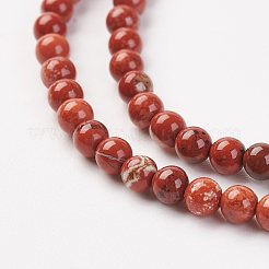 Natural Brecciated Jasper Bead Strand&nbsp;X-G-G680-42