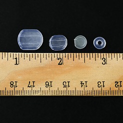 146Pcs 4 Style PVC & Silicone Comfort Clip on Earring Pads&nbsp;KY-FS0001-19