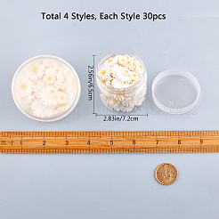 Flatback Hair & Costume Accessories Ornaments Resin Flower Daisy Cabochons&nbsp;CRES-SC0001-41A