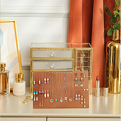 Wooden Earring Display Stands&nbsp;EDIS-WH0016-065