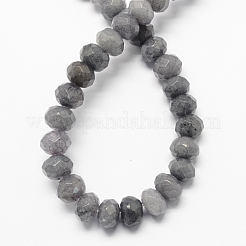 Natural White Jade Bead Strands&nbsp;G-R171-2x4mm-16-01
