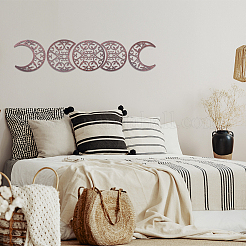 Wooden Moon Phase Decor Wall Decorations Set&nbsp;AJEW-WH0258-790A