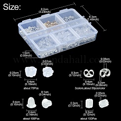 425Pcs 6 Style Iron & 304 Stainless Steel Ear Nuts&nbsp;FIND-FS0001-88