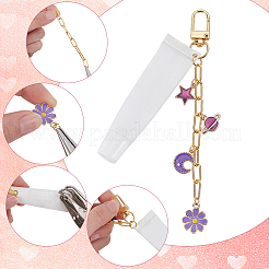 DIY Lip Gloss Keychain Findings Kits&nbsp;DIY-SP0007-47