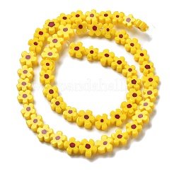 Handmade Millefiori Lampwork Beads Strands&nbsp;LAMP-F035-09L
