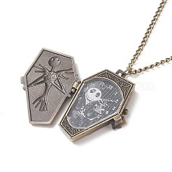 Retro Alloy Skull Pendant Pocket Watches&nbsp;WACH-H016-11AB