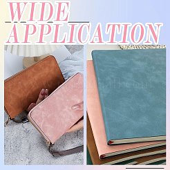 8Pcs 8 Colors Frosted PVC Imitation Leather Fabrics&nbsp;DIY-CL0002-20A
