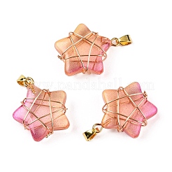 Lampwork Pendants&nbsp;GLAA-T023-06H