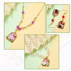 Alloy Enamel Pendants&nbsp;FIND-SZ0019-25C