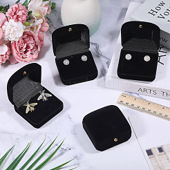 Flocking Earring Storage Boxes&nbsp;CON-WH0086-189