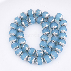 Electroplate Glass Beads Strands&nbsp;EGLA-T019-03A