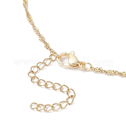 304 Stainless Steel Empty Macrame Pouch Pendant Singapore Chain Necklace Making&nbsp;NJEW-JN05279