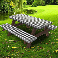 Plastic Table and Chair Cover&nbsp;AJEW-GF0013-84A