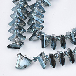 Electroplate Glass Beads Strands&nbsp;EGLA-S176-05B-B08