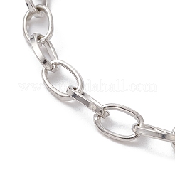 Alloy Heart Charm Bracelet with Cable Chains&nbsp;BJEW-JB10130-01