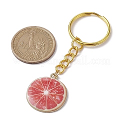 Fruit Alloy Enamel Pendants Keychains&nbsp;KEYC-JKC00733