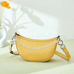 2Pcs 2 Colors Acrylic Cable Chain Bag Handles&nbsp;FIND-WR0008-62