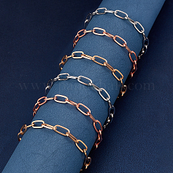 Alloy Paperclip Chain Bracelets&nbsp;BJEW-NB0001-02-RS