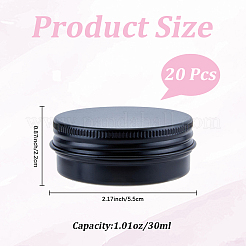 Round Aluminium Tin Cans&nbsp;CON-WH20008-16B