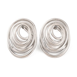 Tarnish Resistant 304 Stainless Steel Stud Earrings&nbsp;EJEW-G395-07P